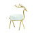 Nordic Style Deer Ceramic Ashtray Creative Personality Ins Simple and Modern Furnishings Living Room Bedroom Decoration Ornaments