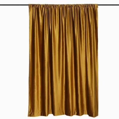 8Ft H x 8Ft W Premium Velvet Backdrop Curtain Panel Drape we