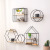 Nordic Instagram Style Iron Wall Storage Rack Living Room Bathroom Wall Hanging Basket Kitchen Wall-Mounted Bathroom Storage