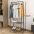Floor Coat Rack Mobile Clothes Rack Bedroom Hanger Simple Indoor Home Cloth Rack Windproof Creative Balcony