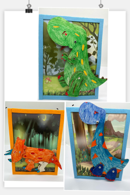 DIY Toys Children's Handmade Art Dinosaur