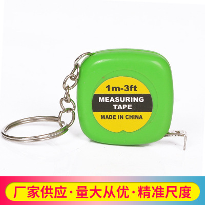 Mini Plastic Gift Tape Measure 1 M Keychain Portable SMall Tape Measure Mini Tape Measure Gift CustoM Logo