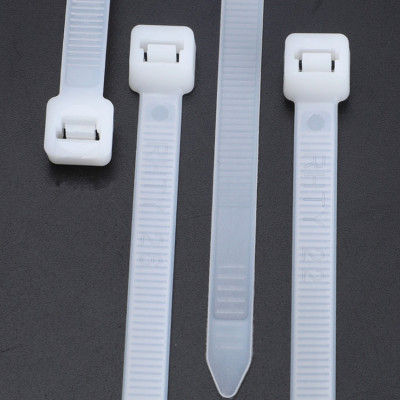 Heavy Duty Cable Zipper Tape 12 Inch 12 **300mm White Wire Cable Tie Tensile Strength Multifunctional Zipper Tape