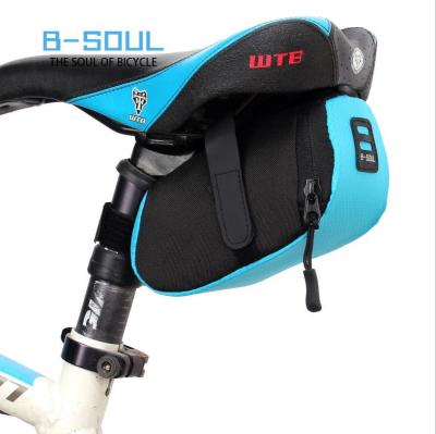 B- Soul Bicycle Mountain Bike Road Bike Folding Tail Bag Saddle Bag Kit Cushion Bag Road Bike Bag