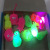 Colorful Glowing Creative Bunny Hairy Ball Fantastic Stall Machine Vent People Elastic Ball Push Toys Wholesale