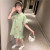 Girls' Dress Summer 2021 New Korean Trendy Children's Clothing Teens Princess Skirt Summer Children Polo Skirt