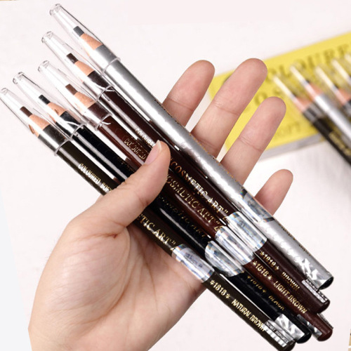 Chinese Makeup Name Eyebrow 1818 Drawing Eyebrow Pencil Hard Core Studio Makeup Artist Durable Waterproof Non-Blooming Double Anti-Counterfeiting