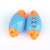 Pet Toy 7.5cm Fish-Shaped Bell Rugby Cat Sound Toy Funny Cat Toy Ball in Stock Wholesale