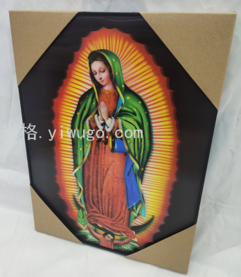 Special Sale 5D Stereograph 30 * 40cm Framed Religious Pictures