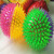 Factory in Stock Luminous TPR Elastic Ball Flash Barbed Massage Toy Ball Foreign Trade Plastic Bouncing Ball Luminous