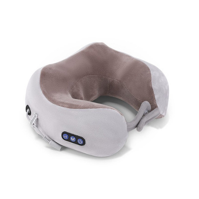 Portable Charging U-Shaped Massage Pillow Multi-Functional Household Car Cervical Vertebra Massager Infrared Hot Compress Neck Pillow