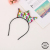 Colorful Sequined Crown Shape Decoration Face Wash Makeup Headband Female Korean Sweet Hair Accessories Simple Hair Pressing Hairpin