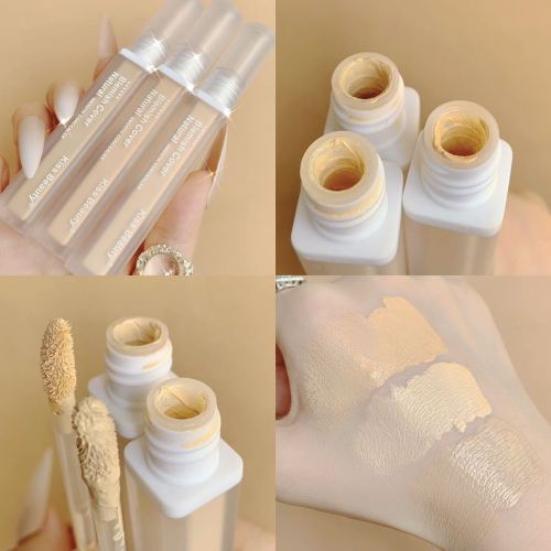 Kiss Beauty Natural Concealer Smooth Liquid Concealer Brightening Decoration Flaw Covering Panda Eyes Covering Acne Marks Lasting