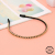 Rose Gold Light Luxury Pearl Decoration Fine Edge Pressure Hair Hoop Simple Hairband Pearl Hairpin Female Headdress Hair Hoop