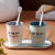 Cup Internet Celebrity Double Layer Plastic Tooth Mug Simple Frosted Drop-Resistant Travel Wash Cup Brushing Water Cup