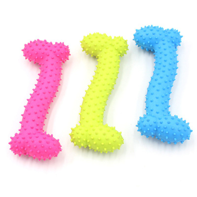 Dog Toy Solid Rubber Bone Toy TPR Pet Toy Golden Retriever Teddy Dog Toy for Training