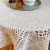 Factory Wholesale Square Lace Hollow Tea Table Cloth Tablecloth Bedside Table Cover Cloth Ins Learning Tablecloth Picnic Blanket