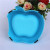 Pet Bowl Tableware Single Bowl Apple Type Plastic Bowl Large Thick Non-Slip Novel Fashion Multi-Color Pet Bowl