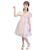 2021 Children's Summer Clothing Girl's Sweet Two-Series Bow Organza Dress Medium and Large Children's Trendy Skirt