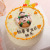 Father's Day Cake Decoration Website Red Dad Back Son Warm Parent-Child Head Birthday Insertion Accessories and Decorations