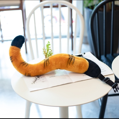 Artificial Tiger Tail Plush Doll