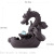 Ywbeyond Ceramic Backflow Dragon Incense Burner Home Decor Censer With Crystal Ball Waterfall Incense Holder