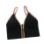 New Deep V Front Zipper Beautiful Back Wrapped Chest Women's Small Breast Push up Underwear Anti-Slip Sling Vest Summer