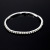 European and American Rhinestone Rows of Diamond-Embedded Elastic Crystal Anklet Bracelet Multi-Layer Optional Silver Gold