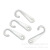 Factory Direct Sales Transparent Plastic Question Mark Hook Socks Hook Gloves Plastic Hook Plastic Small Hook Brand New Raw Materials