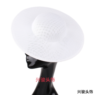 Bridal Top Hat Imitation Linen Ornament Fashion Noble Elegant Studio British Lady Headdress Top Hat