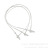 Clothing Accessories 5-Inch 13cm Transparent White Pointed and round Head Hand Needle Snap Fastener Rubber Cable Tag Rope