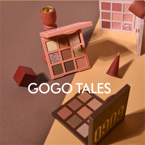 gogo tales admires velvet nine-color eyeshadow tray pearlescent matte polarized texture non-flying powder sweat-proof gt161