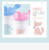 N2231 3 Yuan Shop Cartoon Sealing Cup Sports Water Cup Simple Fresh Heart Making Convenient Handy Cup Yiwu