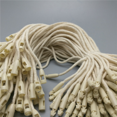 Factory High-End Thick Large Cotton Thread Bullet Charm Bracelet Clothing Tag Rope Line Trademark Listing Rope Hand Threading Rope