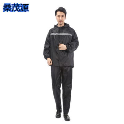 Adult Split Reflective Raincoat Suit Motorcycle Raincoat Rain Pants Outdoor Labor Protection Sanitation Raincoat Factory Direct Sales