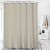Shower Curtain Hot 3D Digital Printing Vertical Stripes Imitation Linen Thickened Polyester Waterproof Bathroom Bathroom Partition Curtains