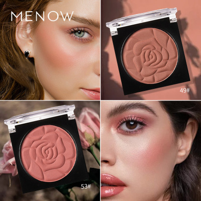 Menow Miele Blush Ten Colors Matte Shimmer Petals Rouge Highlight Natural Coloring B705 One Piece Dropshipping
