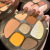 Colored Glaze 8 Color Eye Shadow Powder Plate Shimmer Matte Earth Color Blush Highlight Eyeshadow Makeup Palette Female