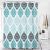 Amazon New 3D Digital Printing European Pattern Contrast Color Custom Polyester Waterproof Shower Curtain Bathroom Partition Curtains