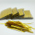 Manufacturers Supply 8cm Food Bread Gold and Silver Color Color Tie Silk 800 Pieces/Bag