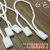 Factory Direct Sales Thick Rope Charm Bracelet Cotton Thread Square Buckle Sweater Hang Rope Clothing Hanging Tag Reusable Spot Supply