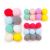 Cat Toy Pompons Elastic Mute Funny Cat Toy Toy Ball High Elastic Color Fur Ball DIY Ornament Accessories