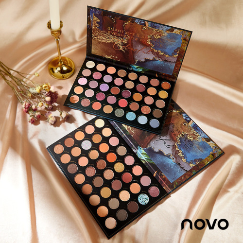 Novo 40 Colors Eye Shadow Plate Studio Shimmer Matte Earth Tone Eyeshadow Internet Celebrity Same Style Student Female China-Made Makeup