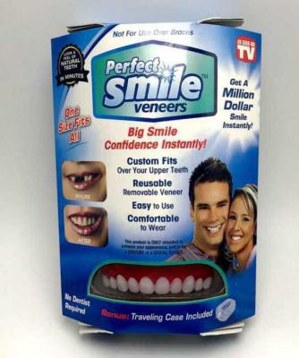 TV Instant Smile Comfort Fit Flex Silicone Simulation Teeth Tooth Socket Whitening Tooth Paste