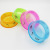 Transparent Pet Bowl Multicolor Plastic Dog Single Bowl Dog Food Bowl Pet Dog Food Bowl Cat Bowl Pet Supplies