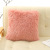 Amazon Hot Sale Modern Simple Plush Pillow Pillowcase Northern European Solid Color Pillow Factory Wholesale Cushion