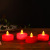 Electric Candle Lamp Buddha Worship LED Light Simulation Battery Electronic Candle with Seat without Seat Two Options