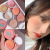 Flower Red Blush Repair Highlight Makeup Palette Genuine Nude Makeup Natural Eye Shadow Dual-Use plus Red Female Shadow