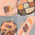 Eye Shadow Amber Eye Shadow Plate Millennium Rice Noodle Plate Shimmer Matte Earth Color Blush Highlight Makeup Palette