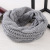 Autumn-Winter Warm and Thickening Scarf Korean Style Two-Circle Wool Twist Scarf Winter Women's Knitted Collar Scarf